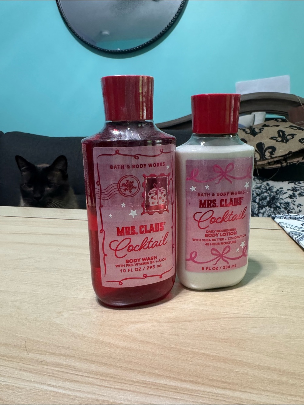Bath & Body Works Mrs. Claus' Cocktail Body Wash & Lotion